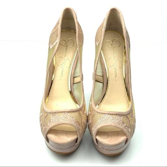 Jessica Simpson heels size 5.5 35.5 Saidey pink - Picture 3 of 11